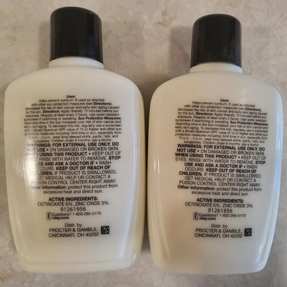 2 NEW OLAY Complete UV365 Daily Moisturizer with Sunscreen SPF 15 Sensitive Plus - Picture 2 of 4